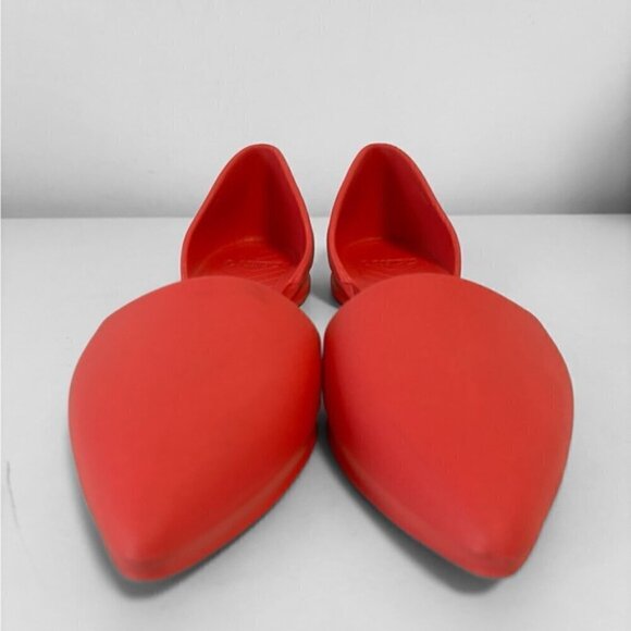 Native D'Orsay Audrey hot pink  EVA FlatsPoint Toe Size 6 Washable Slip On - Picture 1 of 10